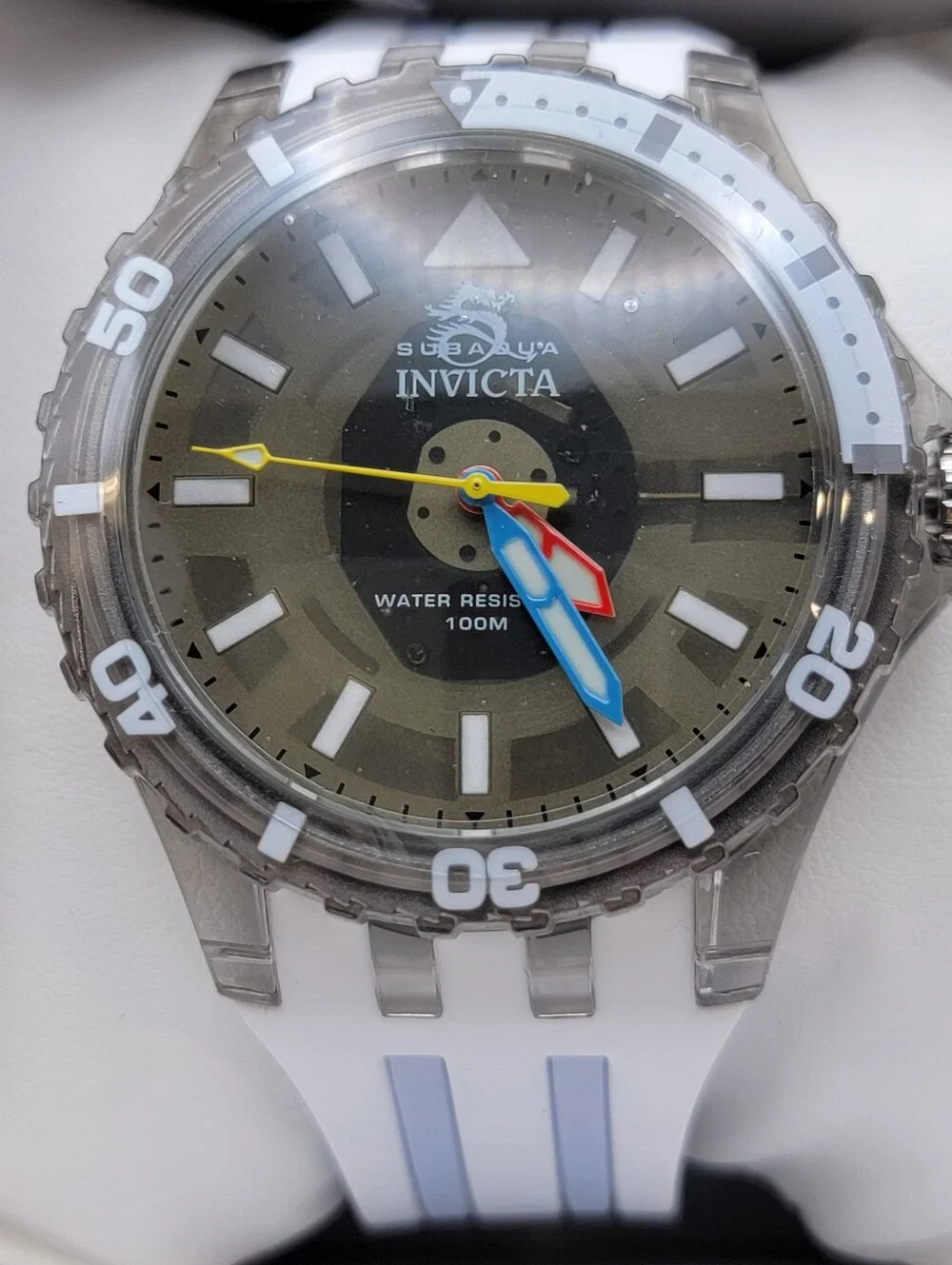 NEW Invicta Subaqua Grey White Chromamode 44mm Mens Womens Analog Watch 69948